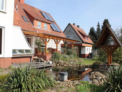 Celle-Ferienwohnung-Pauls-Gartenteich