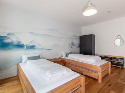 Schlafzimmer 2 mit 2 - 4 Einzelbetten