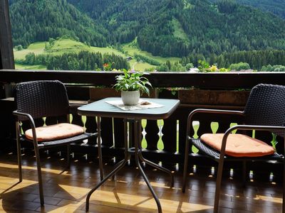 Balkon mit Blick ins Grüne