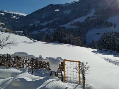 Garten Winterbild