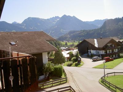 Blick vom Balkon