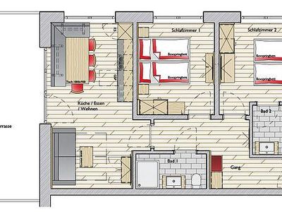 Apartment Fernzeit Grundriss