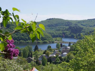 Gartenblick auf Rursee