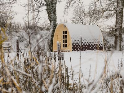 Sauna im Schnee