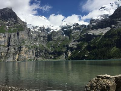 Oeschinensee 90 Min zu Fuss, 45 Min mit Gondelbahn