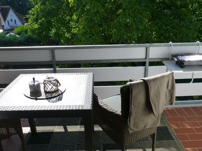 Balkon mit Grillmöglichkeit