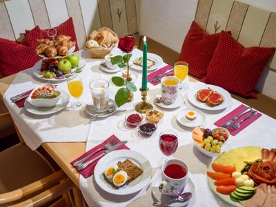 Rosenhof Frühstück - auf Panorama-Terrasse