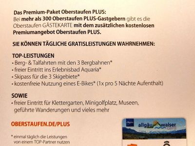 Premiumpaket Oberstaufen PLUS