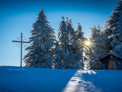 Weiherberg im Februar, nähe Entzianhütte