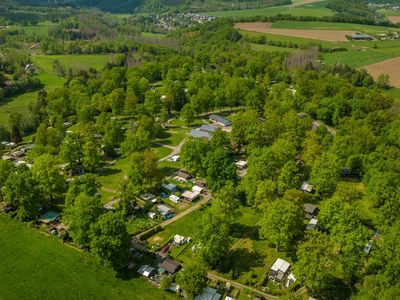 Camping im Eichenwald