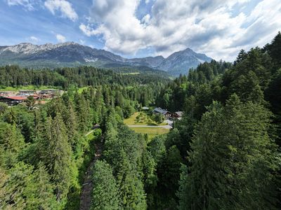 Panorama Talschuster mit Wildem Kaiser