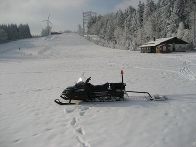 Loipen spuren am Salzburger Kopf