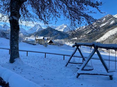 Garten im Winter