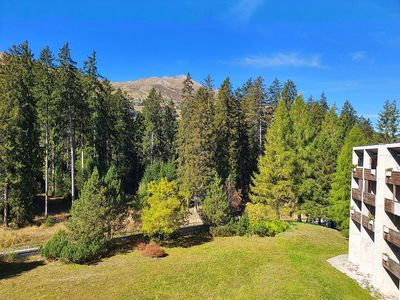 Aussicht vom Wohnzimmer/Balkon aus