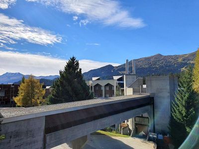 Aussicht vom Wohnzimmer/Balkon aus