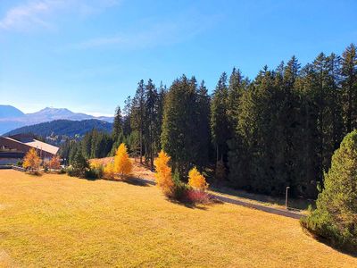 Aussicht vom Wohnzimmer/Balkon aus