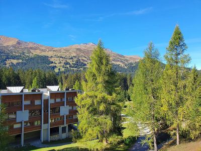 Aussicht vom Wohnzimmer/Balkon aus