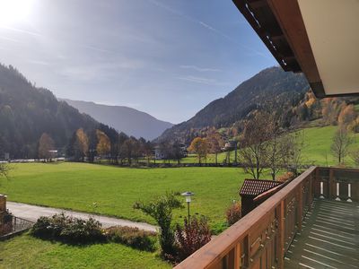 Ausblick vom Balkon nach Süden