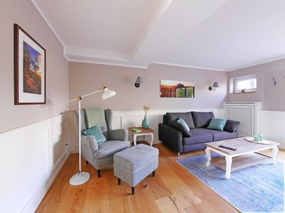 Wohnzimmer Ferienwohnung EG