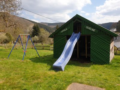 Spielscheune Garten Haus Eifelruhe