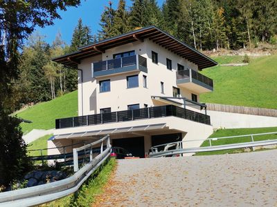Zillertal-Hart im Zillertal-Ferienwohnungen Margreiter-Hausansicht