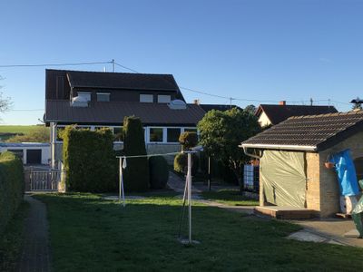 Rückansicht mit Garten