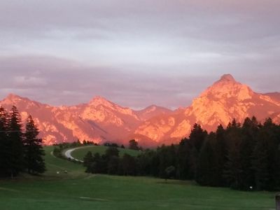 Blick vom Balkon