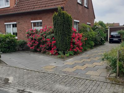 Gäste-Parkplatz am Haus