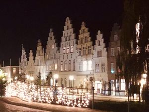 die Giebelhäuser am Friedrichstadt Marktplatz