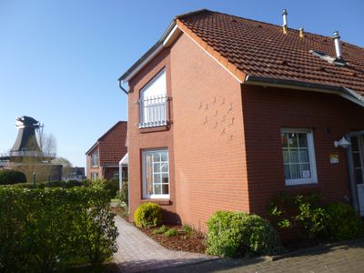 Seitenansicht mit Blick auf Mühle