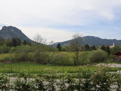 Blick von Terrasse Richtung Kienberg und Kirche