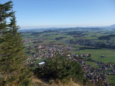 Blick auf Pfronten vom Kiehnberg