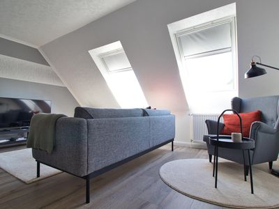 Wohnzimmer mit Leseecke