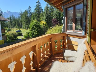 Bergblick vom Balkon