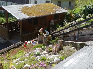 Ferienwohnung am Felsenpfad - Gartenterrasse