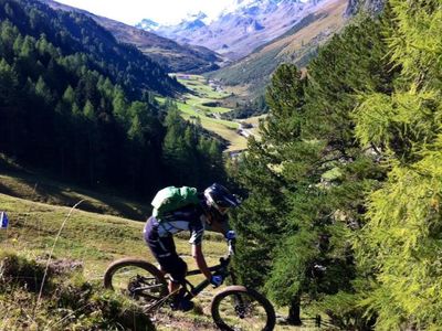 bike richtung gampenalpe