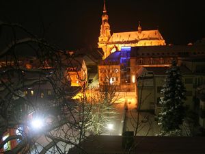 Blick auf den Dom vom Schlafzimmer aus