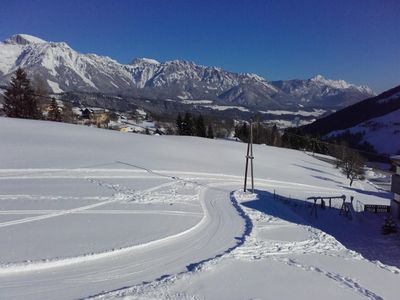 Aussicht hinterm Haus