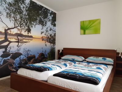 Schlafzimmer in Ferienwohnung Franziska