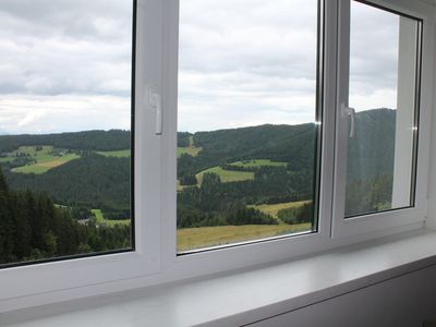 Gästehaus Hebaml Aussicht ins Tal