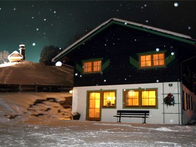 Haus größer Ferienhaus Heuberger Winter