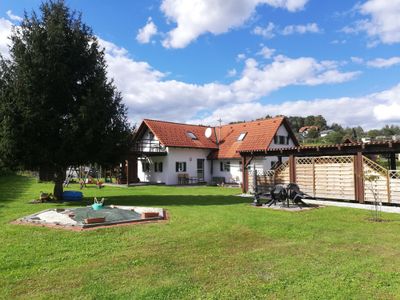 Ferienhaus Am Bach mit Garten