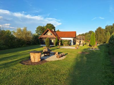 Ferienhaus Am Bach mit Feuerstelle