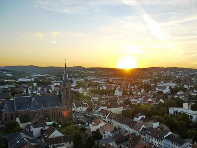 Blick vom Beckerturm auf St. Ingbert