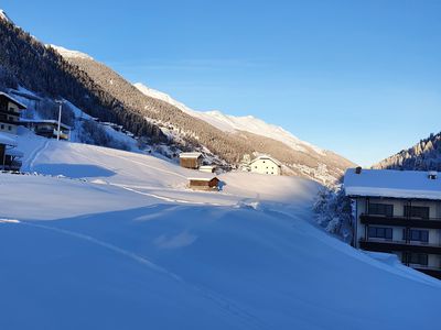 Blick von Hausrückseite in Richtung Osten