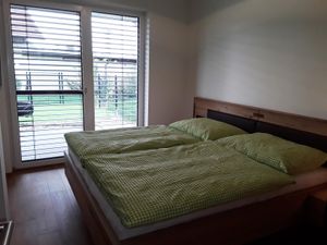 Schlafzimmer mit Blick Terrassse!