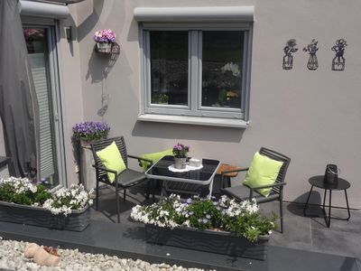 Terrasse mit Ein - Ausgang