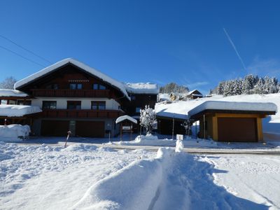 Haus im Winter