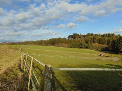 Der Blick in die angrenzende Landschaft