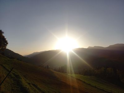 Höhenweg hinterm Haus